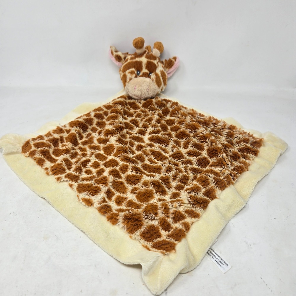 Baby Ganz Jamie Giraffe Mini Blankie Security Blanket Lovey BG2976 Plush Brown